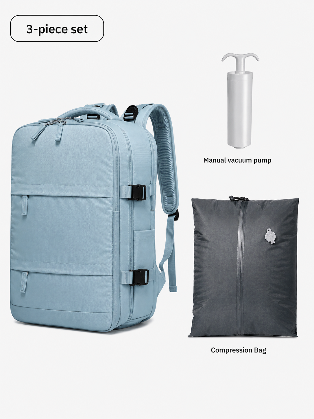 Kit Voyage Compressible 3-en-1