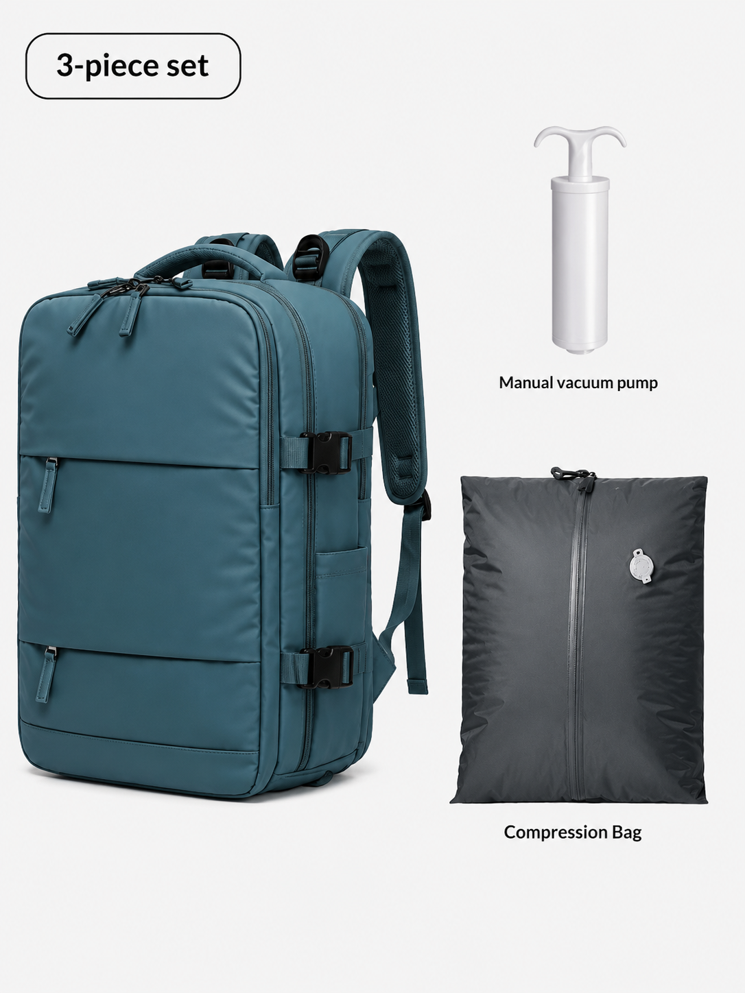 Kit Voyage Compressible 3-en-1