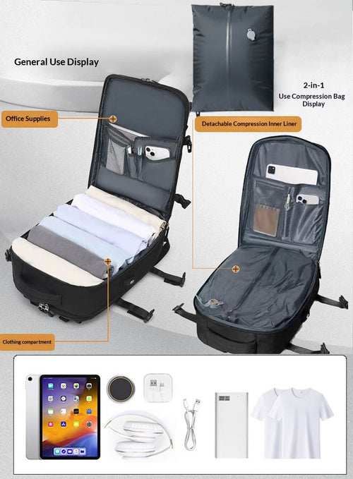 Kit Voyage Compressible 3-en-1
