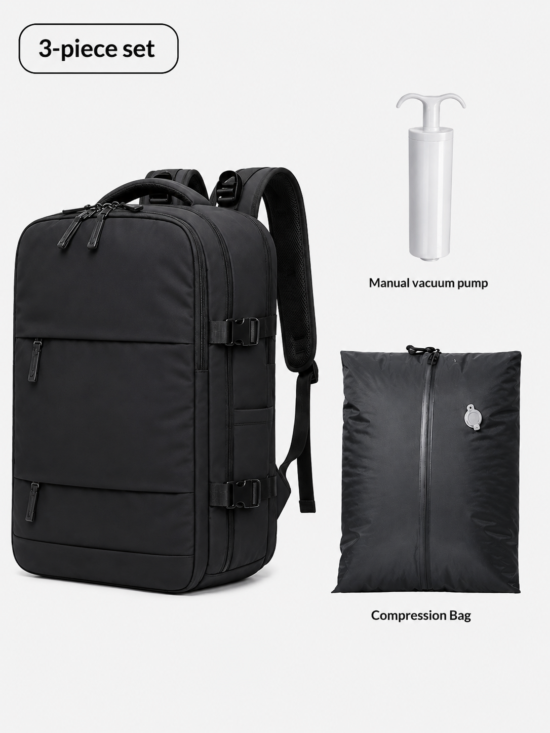Kit Voyage Compressible 3-en-1