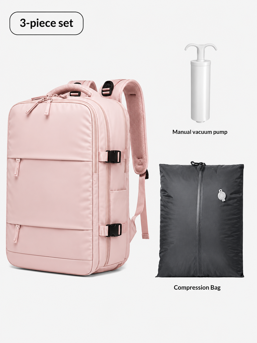 Kit Voyage Compressible 3-en-1